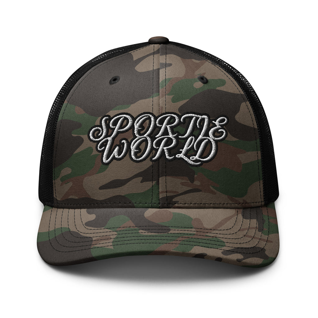 Sportie World x Camouflage Trucker Hat