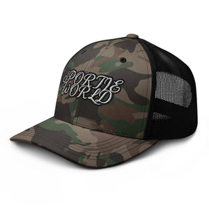 Sportie World x Camouflage Trucker Hat