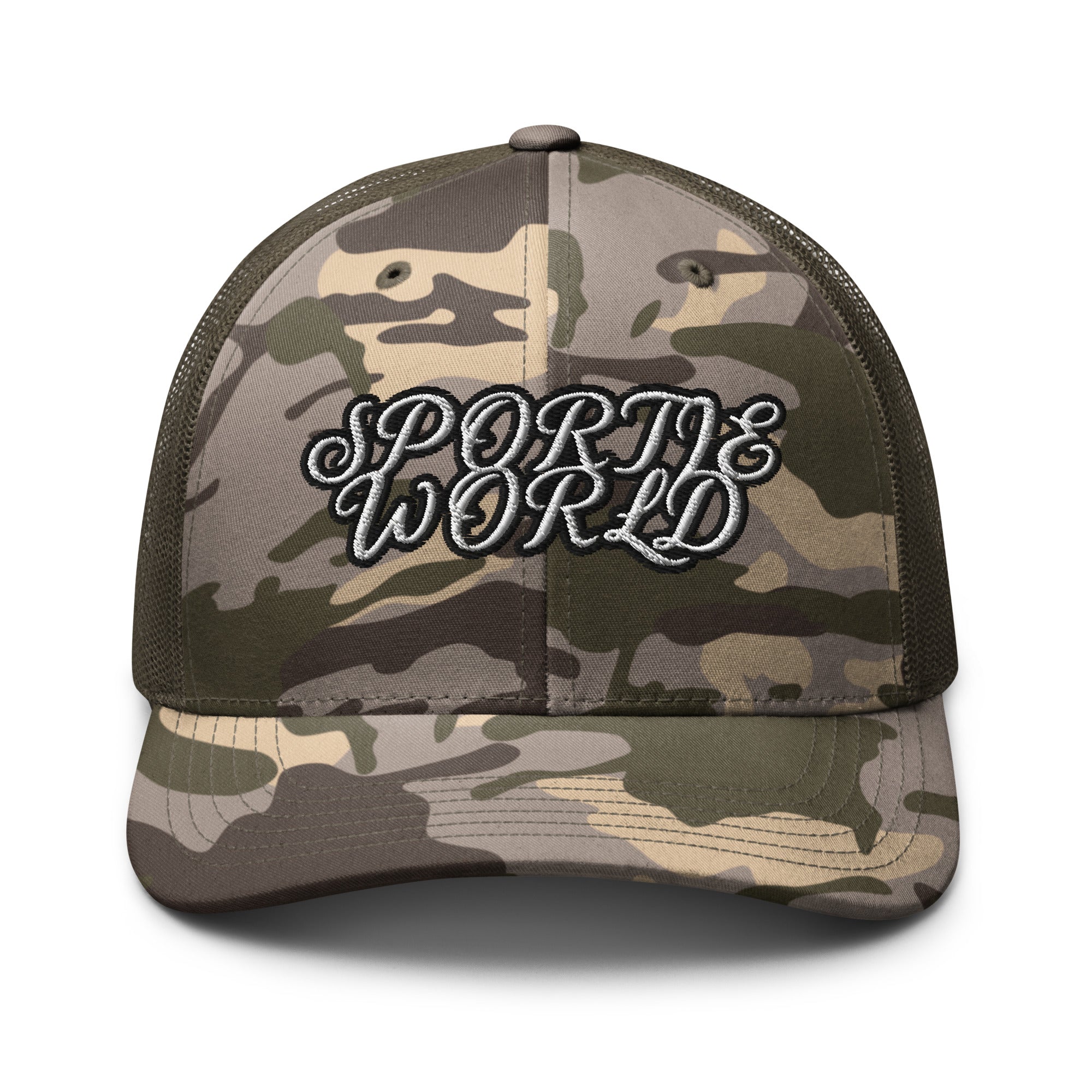 Sportie World x Camouflage Trucker Hat