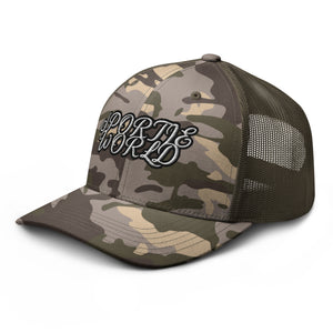 Sportie World x Camouflage Trucker Hat