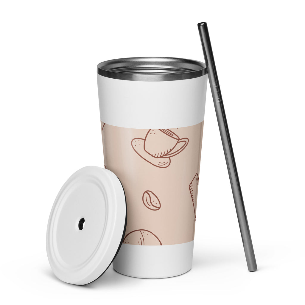 Sportie World x Black Sheep Insulated tumbler with a straw