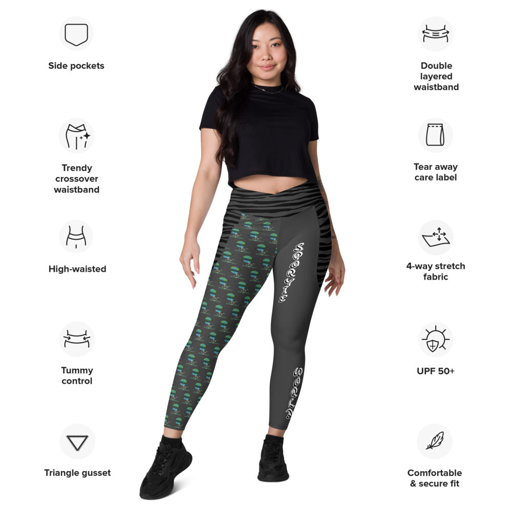 Sportie World x Crossover Leggings With Pockets