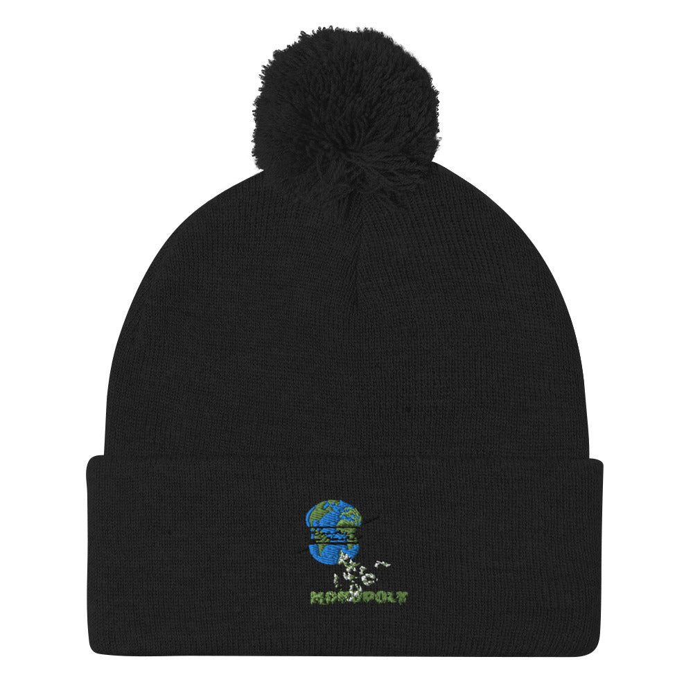 Sportie World Pom-Pom Beanie